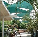 King Canopy 10' Triangle Green Sun Shade Sail - PC-20000-10G