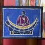 Batik wall hanging, 'African Song'