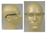 Uvex S1730 Bandido Safety Eyewear, Black Frame, Clear Ultra-Dura Hardcoat Lens
