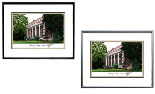 Oregon Ducks Framed Undergrad Lithograph