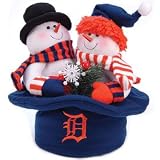 Detroit Tigers Snowmen Top Hat Show Off Your Holiday And Team Spirit