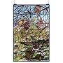 LAMPS BEAUTIFUL Tiffany Style Woodland Lily Pond Stained Glass Window by Meyda Tiffany--Excellent customer service--see our feedback.