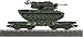 Rlmmps 650 Heavy-Duty German Federal Army Flat Car with Gepard Anti- Aircraft Trank