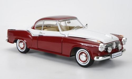 Borgward Isabella Coupe, met. dark red/white, Model Car, Ready-made, Revell / MCW 1:18