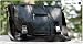 Namaste Black Mini Messenger Knitting Project Shoulder Bag