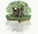 Habitrail Ovo Tree House Cardboard Hamster Maze