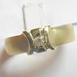 14K Yellow Gold Diamond Man's Ring