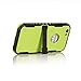 iPhone 6 Plus Waterproof Case, Caka Full-Body Underwater Waterproof Shockproof Dirtproof Durable Full Sealed Protection Case Cover With Kickstand For Apple Iphone 6 Plus 5.5 Inch Case (Green)