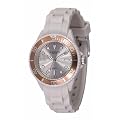 Cremefarbene Damen Madison New York Armbanduhr
