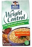 Quaker Weight Control Maple Brown Sugar Instant Oatmeal 12.6