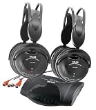 Valor ACC-HP302 - 2 New Wireless Car Headphones Dual Channel Transmitter