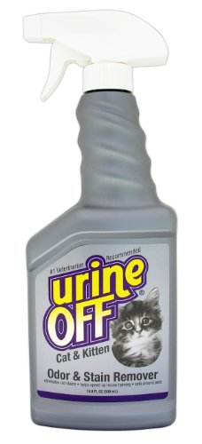 Urine Off Odor and Stain Remover for Cats Sprayer Top 16.9oz