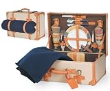 Outdoor Living : Picnic Time 694-85-916 Discovery Picnic Suitcase 2-person