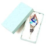 Bottle Stopper / Cap - Turquoise & Blue Leaf Design. Great Gift for Wine Lovers.