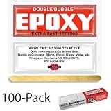Double/Bubble&reg; Red Extra Fast Setting Epoxy Adhesive, 100 Packs per Box 04001