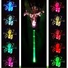 Chameleon Lily Flower Solar Garden Light with Unique Green-lit Stem