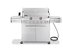 Weber 1880001 Summit S-650 Natural Gas Grill, Stainless Steel