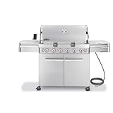 Weber 1880001 Summit S-650 Natural Gas Grill, Stainless Steel
