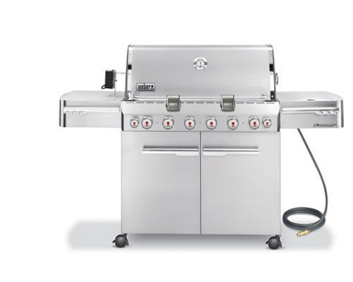 Weber 1880001 Summit S-650 Natural Gas Grill, Stainless Steel