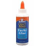 Elmer's Craft Bond Tacky Glue, 4-Ounce, Clear