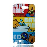 Bright Color Cartoon Hard Shell Cover for Samsung Galaxy Note II N7100 - Bedtime Baby