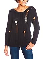 Les filles de Paris Jersey Datte (Azul Marino)