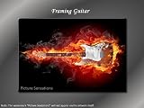 Framed Modern Giclee Canvas Art Framing Guitar Giclee Canvas Print