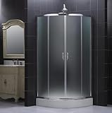IMAGE OF DreamLine Shower Enclosure DLSHEN703535601FR-DS. 35x35, Frosted Glass, Chrome