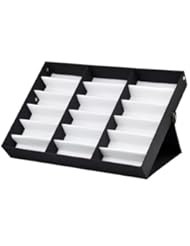 World Pride 18 Piece Eyewear Tray Stand Display Case for Sunglass Watch Jewelry