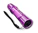 POLICE MAGNUM POCPMF-P45 25000000V Rechargeable Professional Series Self Defense Stun Gun with LED Tactical Flashlight, Purple, 6.75-Inch