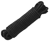 32 Foot Cotton Bondage Rope - Black