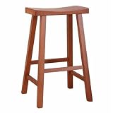 41 rkx q1NL. SL160  Carolina Cottage 30 Inch Saddle Seat Stool, Walnut