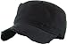 KBETHOS KBK-1466 BLK Pure Cotton Twill Adjustable Cadet GI Hat
