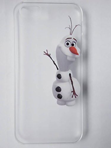 Snowman Semi Clear Transparent Case Cover (For iphone 5 5S 5G)