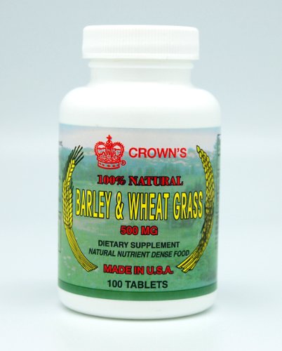 Barley and Wheat Grass  500 mg 100 tabs 