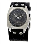 Biker MEn's Serpent Dragon Leather Cuff Watch Model # US-W2503