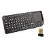 Rii 2.4GHz Wireless Mini PC UK Keyboard Touchpad V2 Black