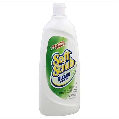 Dial Soft Scrub Cleanser, With Bleach, 24 Oz., Pack Of 3