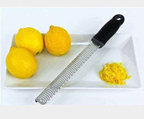 #1 Unique Gift Lemon Zester Microplane 2-in-1 Premium Handheld Zester and Cheese Grater with Channel Cover