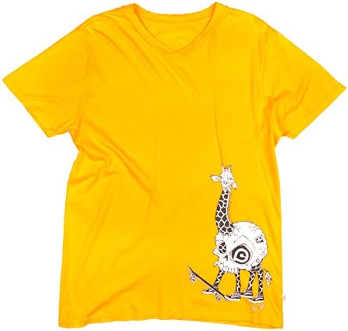 Push Culture Giraffe T-Shirt - Orange - MD