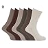 Specialist item: Mens Ribbed Non Elastic Top 100% Cotton Socks (Pack of 6)