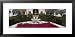 Azaleas Growing near a Fountain in a Garden, Boca Grande, Gasparilla Island, Florida, USA Framed Art Poster Print by Panoramic Images, 31x15