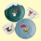 NARUMI くまのがっこう(レンジ、食洗機可）　ペアカップ＆プレート 41009-32950 一般磁器 ジャッキー・O