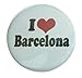 A&T Designs Unisex - I Love Barcelona 1.25