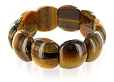 Gemstone Tiger Eye Stretch Bracelet One Size Fits For All