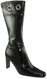 Claudia Ciuti Corfu Women's Black Patent High Heel Boots