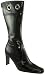 Claudia Ciuti Corfu Women's Black Patent High Heel Boots