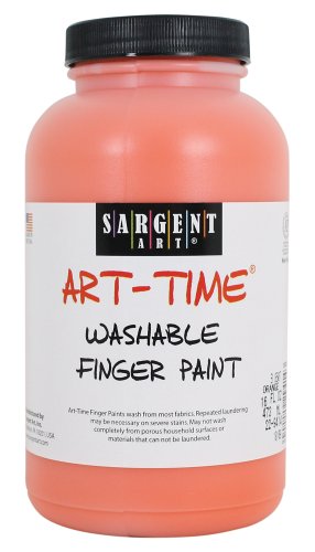 Sargent Art22-941416-Ounce Art  Time Washable Finger Paint, Orange