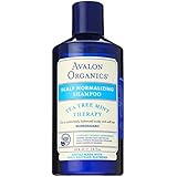 Avalon Organics Tea Tree Mint Scalp Normalizing Shampoo, 14 Fluid Ounce