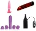 Pin Up Girl Velvet Purple Power Thruster Jelly Butt Plug Adult Sex Toy Kit